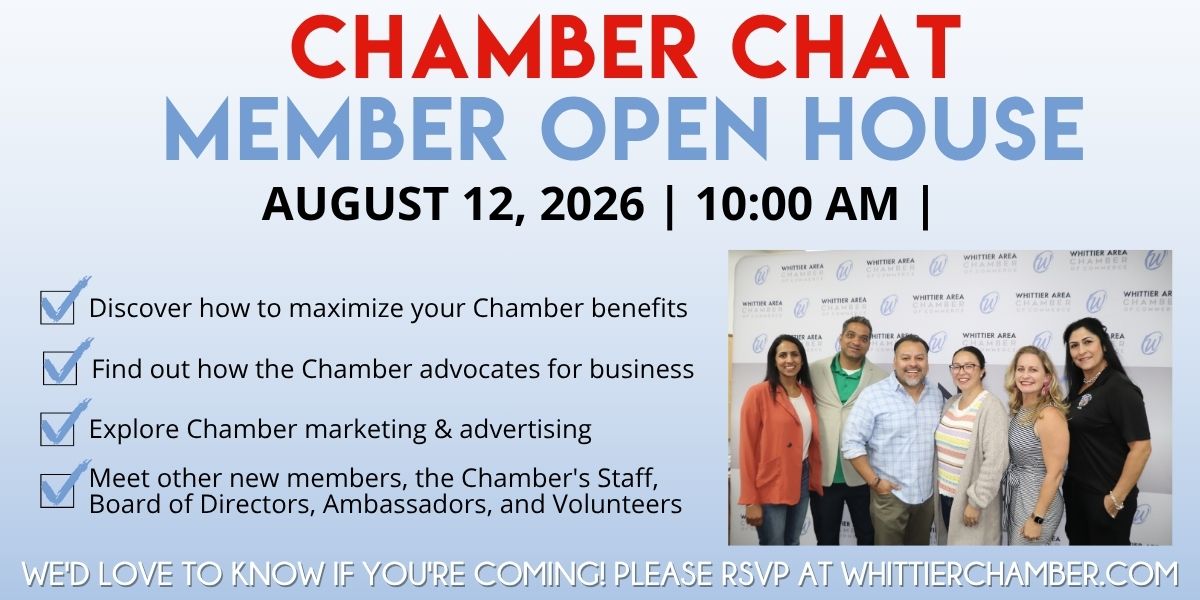 Chamber Chat: Open House August 2026