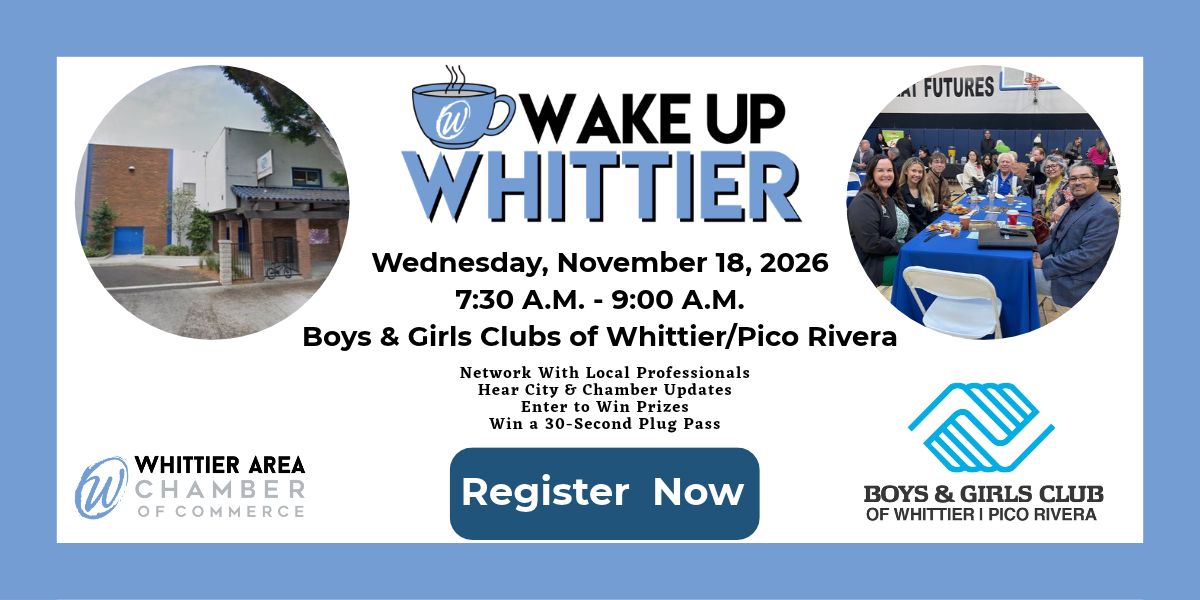 Wake Up Whittier November 2026