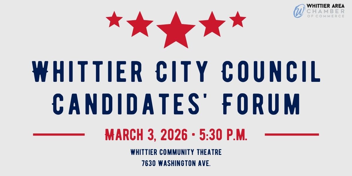 Whittier Chamber Candidates Forum 2026
