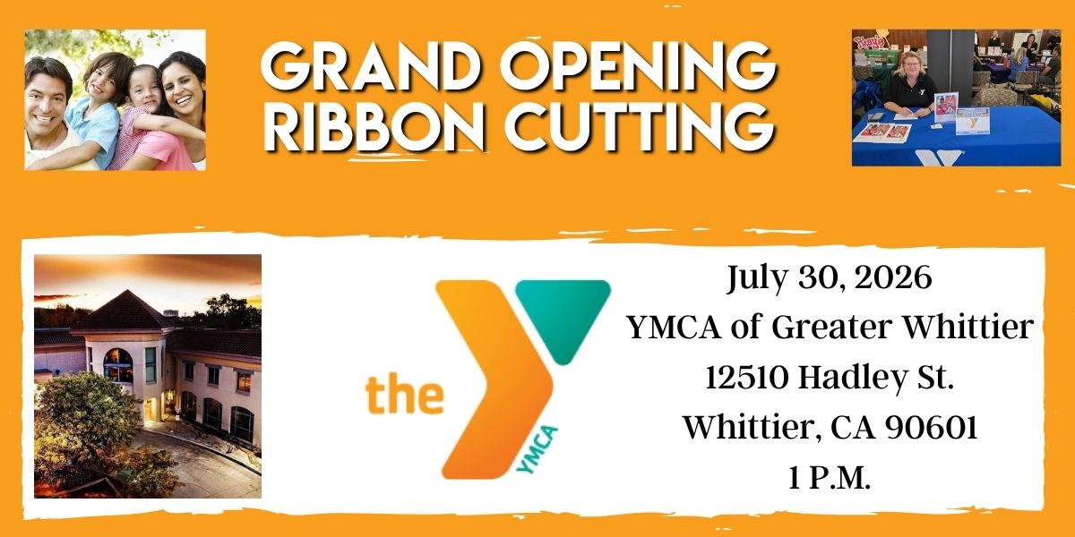 YMCA of Greater Whittier RC Community Calendar Ad